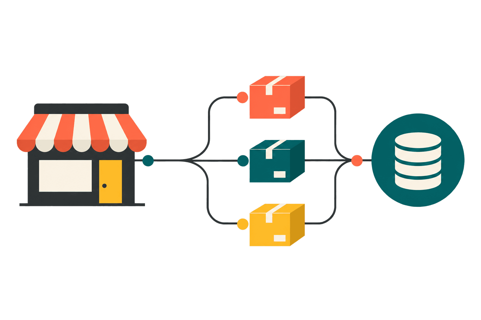 Commerce at scale project illustration
